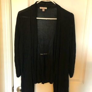 Black Cardigan Sweater